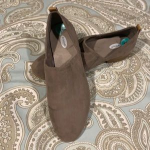 Dr. Scholl’s suede loafers